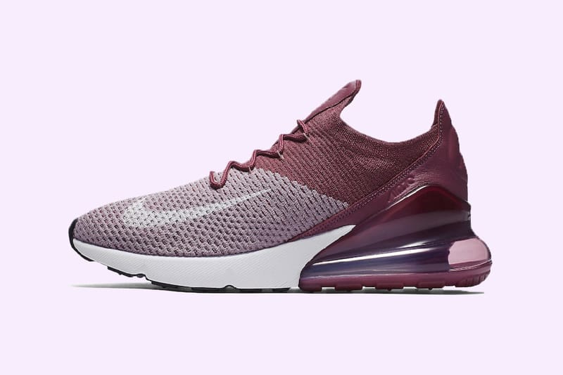 Nike's Air Max 270 Flyknit Just Got a Sweet "Plum Fog" Makeover