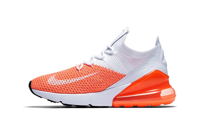 Nike Air Max 270 Flyknit Crimson Pulse Colorway