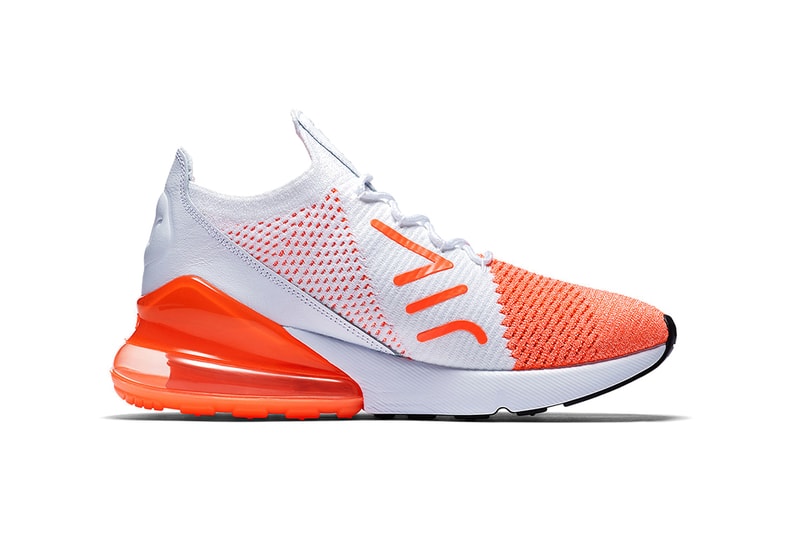 Nike Air Max 270 Flyknit Crimson Pulse Colorway