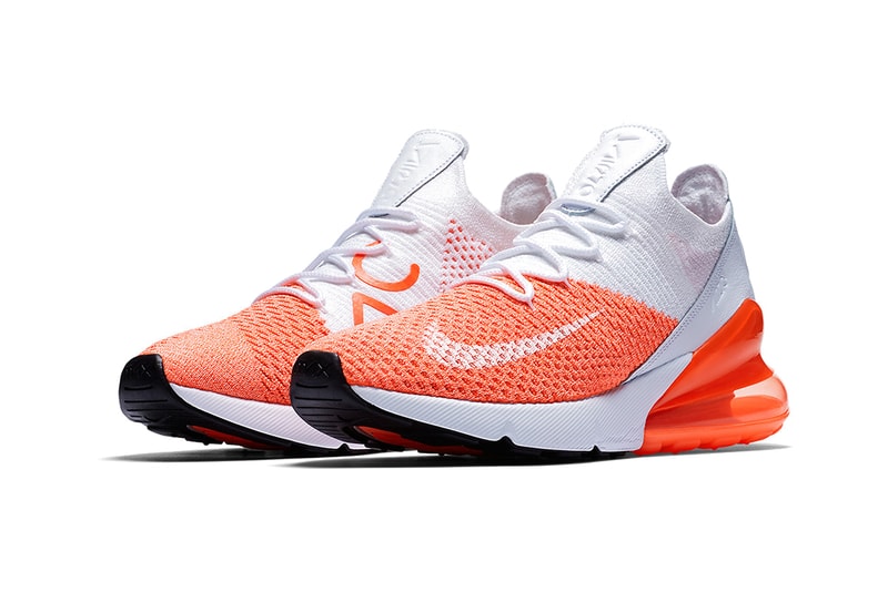 Nike Air Max 270 Flyknit Crimson Pulse Colorway