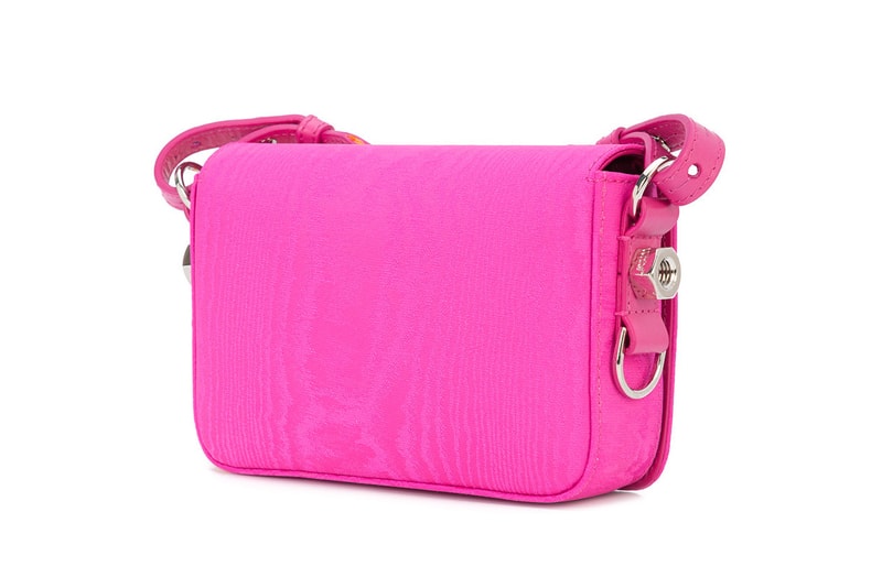 Off-White™ Fuchsia and Orange Industrial Strap Mini Shoulder Bag