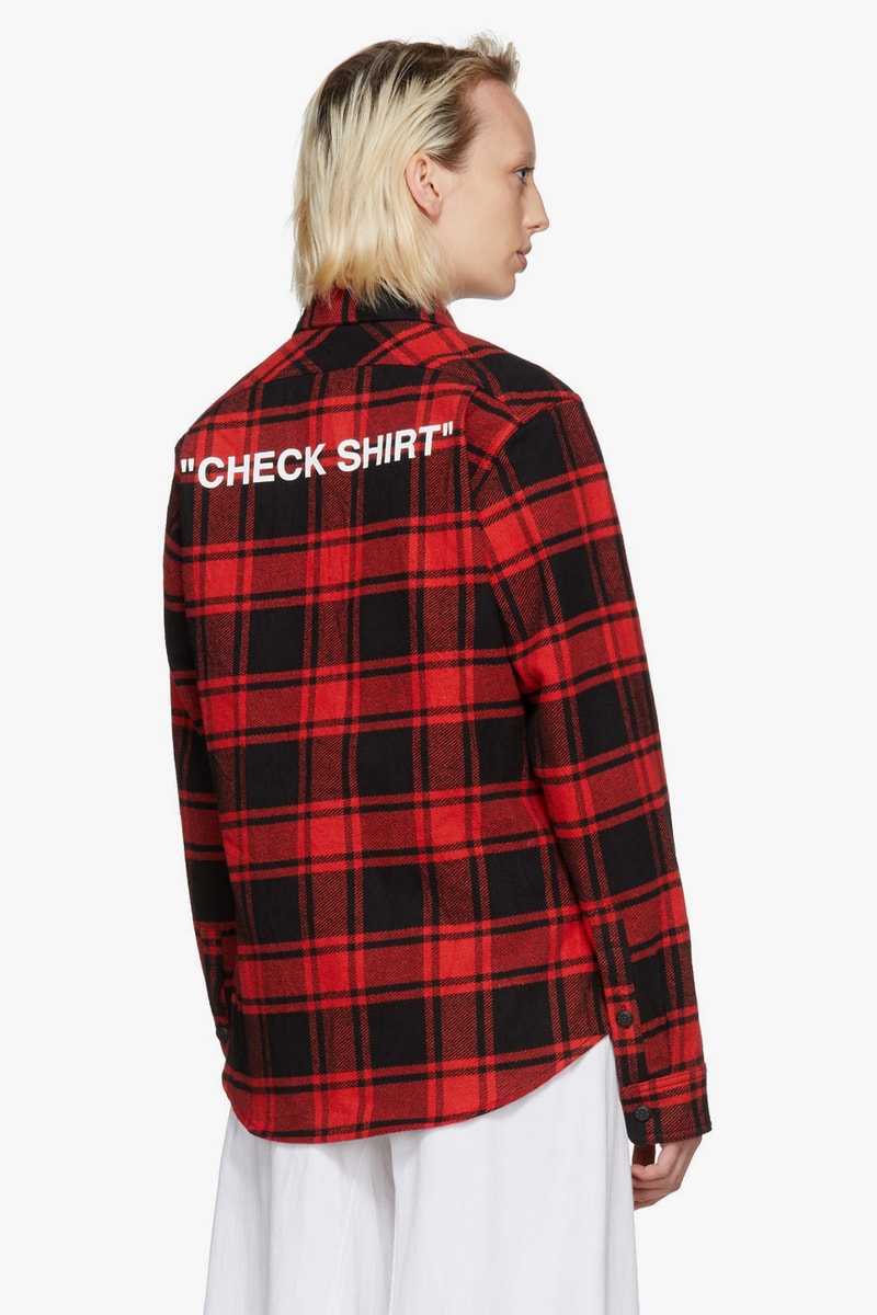 Shop New Off-White Spring Arrivals SSENSE Streetwear Staples Fashion Hoodie Sweatshirt Backpack Keychain