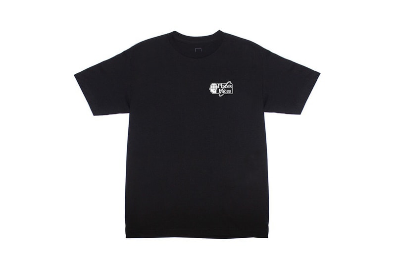 Places+Faces Spring Summer 2018 T Shirt Black