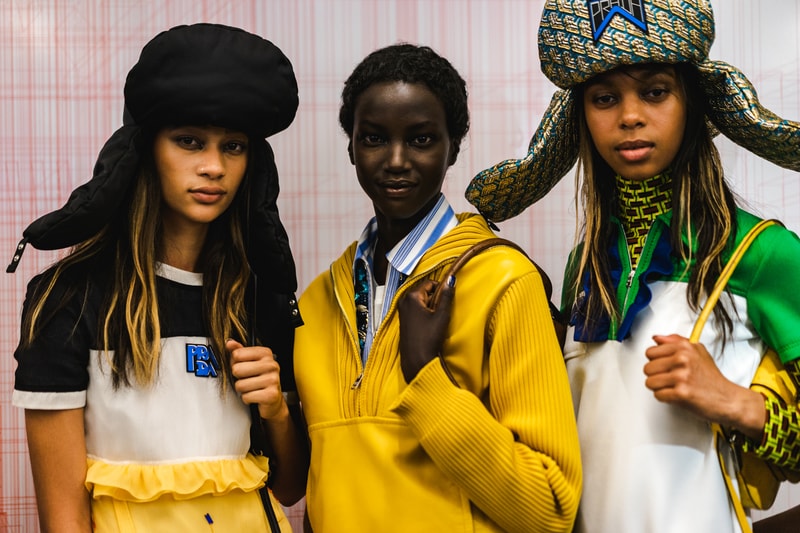Prada Resort 2019 Behind the Scenes Collection Runway Miuccia Prada BTS Backstage