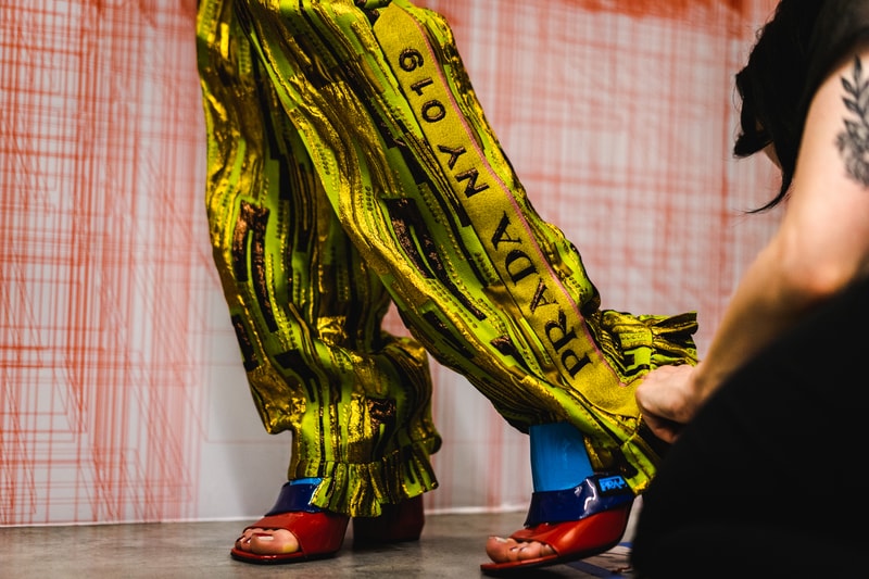 Prada Resort 2019 Behind the Scenes Collection Runway Miuccia Prada BTS Backstage