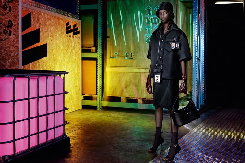 Prada Pre-Fall 18 Campaign by Willy Vanderperre Miuccia Prada Collection Rainbow Utalitarian Color Texture Retro Future