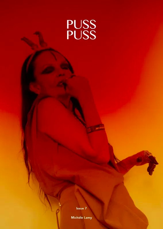 PUSS PUSS Cat Fashion Magazine Cover Michele Lamy