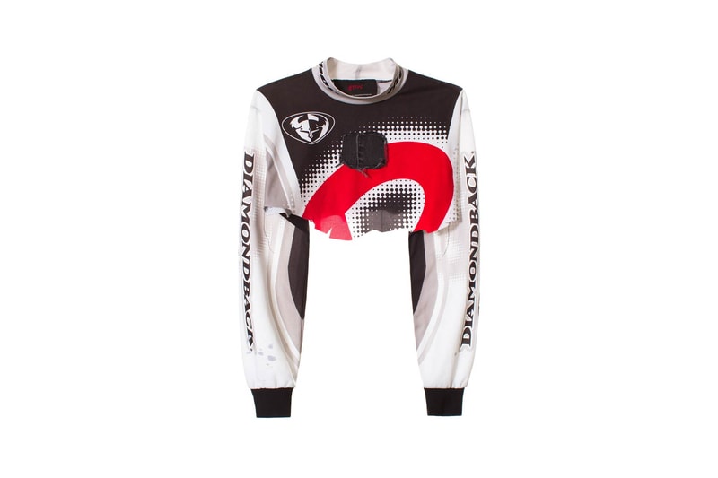 Sami Miro Vintage VFILES Cropped Jersey Black White