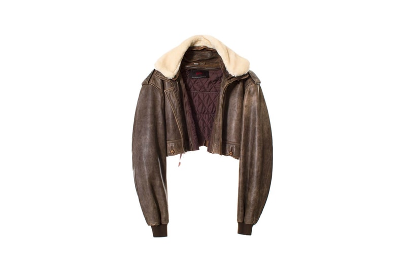 Sami Miro Vintage VFILES Leather Jacket Brown