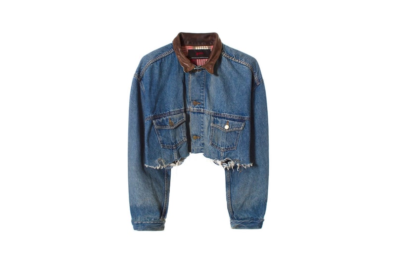 Sami Miro Vintage VFILES Denim Jacket Blue Brown