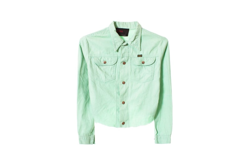 Sami Miro Vintage VFILES Denim Shirt Light Green