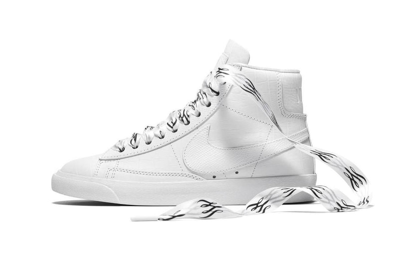 Serena Williams Nike Blazer Mid White Black