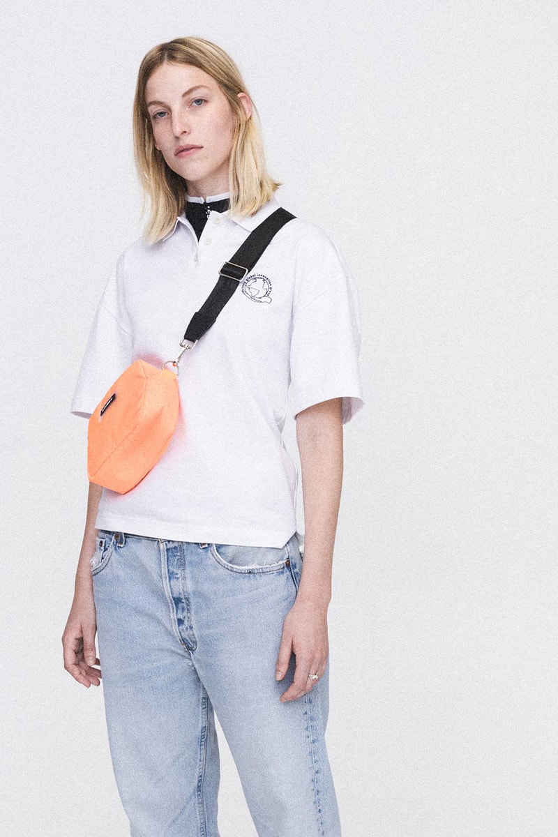 Stussy Women Summer 2018 Lookbook White T-Shirt Fanny Pack