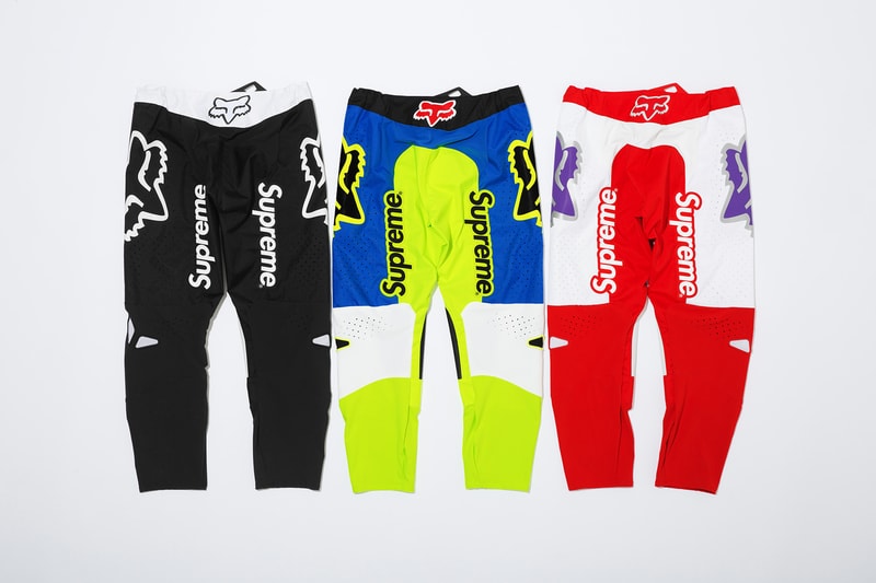 supreme fox racing spring 2018 lookbook motocross motorsport