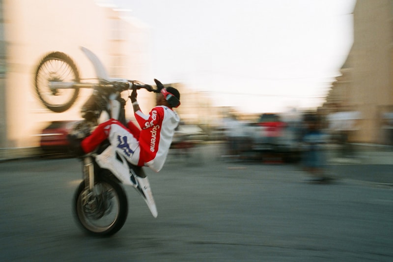 supreme fox racing spring 2018 lookbook motocross motorsport