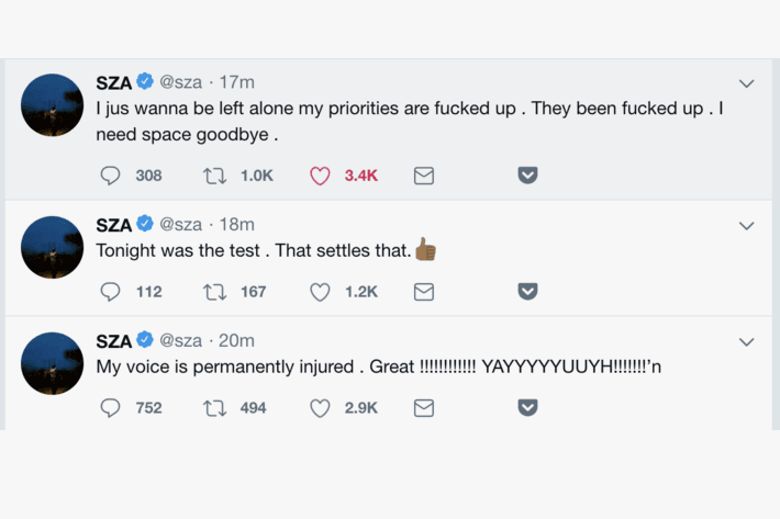 SZA Vocal Chord Damage Singer Cancel Tour Cancelled Kendrick Lamar Championship Tour Health Music