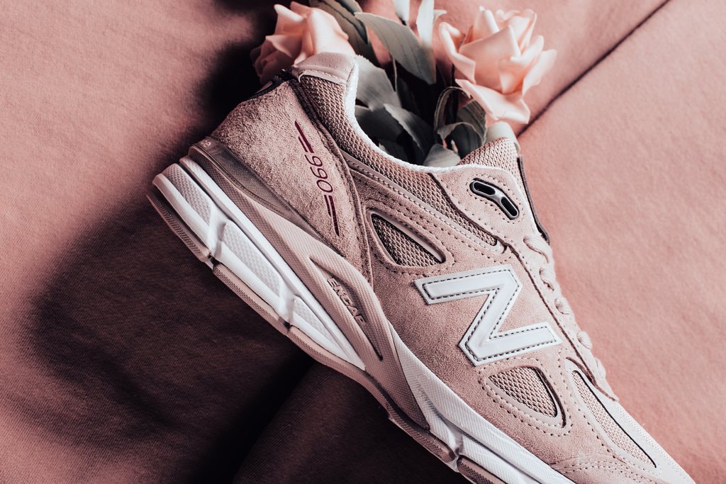The Sneaker Edit New Balance 990 Faded Rose Komen Pink