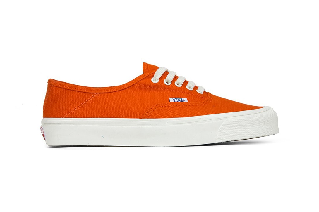 Vans Vault OG Style 43 LX Red Orange Mustard Smoke Blue Marshmallow