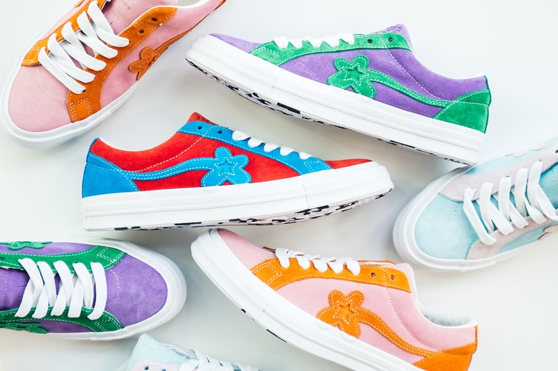 Tyler The Creator Converse Golf Le Fleur Two Tone Red Blue Green Purple Pink Orange