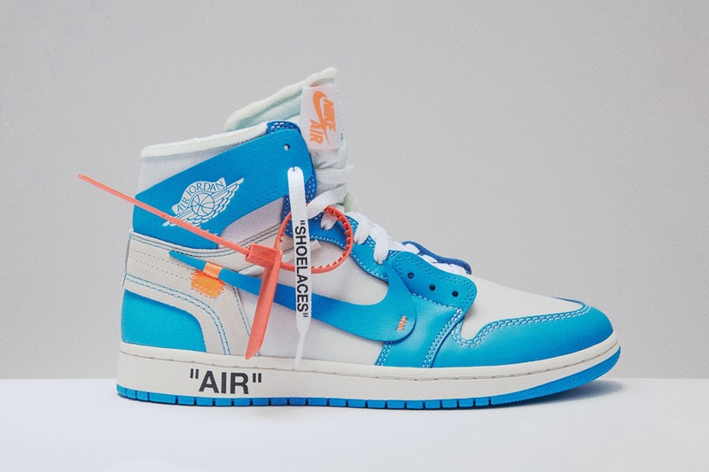 Virgil Abloh x Air Jordan 1 UNC Just Released on SNKRS