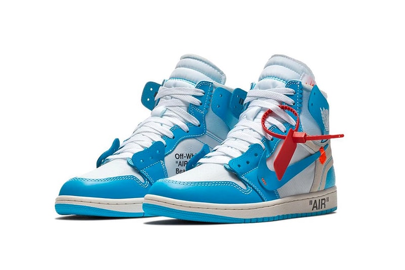 virgil abloh air jordan 1 unc official images nike