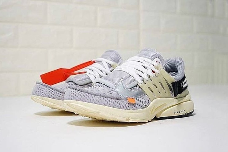 Virgil Abloh x Nike Air Presto Wolf Grey