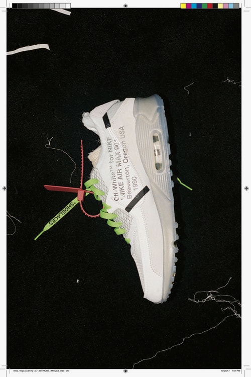 Virgil Abloh x Nike "TEXTBOOK" Available Now Online The Ten Collaboration Collection Sneakers Process