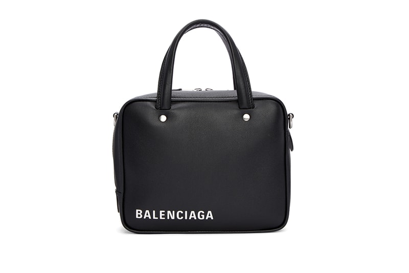 Balenciaga Mini Square Bag White Black demna gvasalia ssense