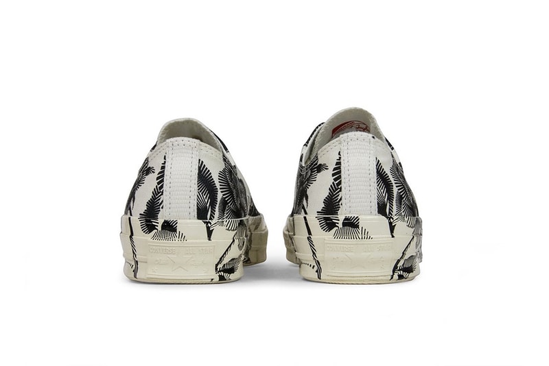 Converse All Star Chuck 70 in "Black/Egret" Floral Print