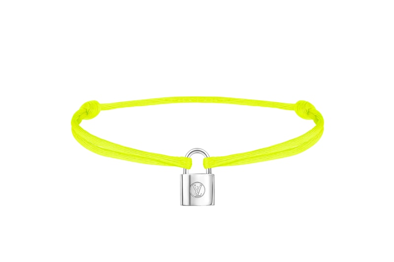 Louis Vuitton Silver Lockit Charity Bracelets UNICEF LV Locks Lock Neon Pink Orange Black Green Blue