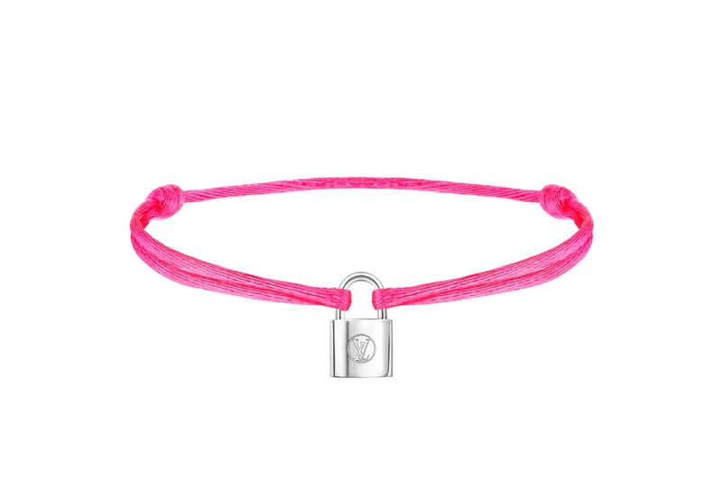 Louis Vuitton Silver Lockit Charity Bracelets UNICEF LV Locks Lock Neon Pink Orange Black Green Blue