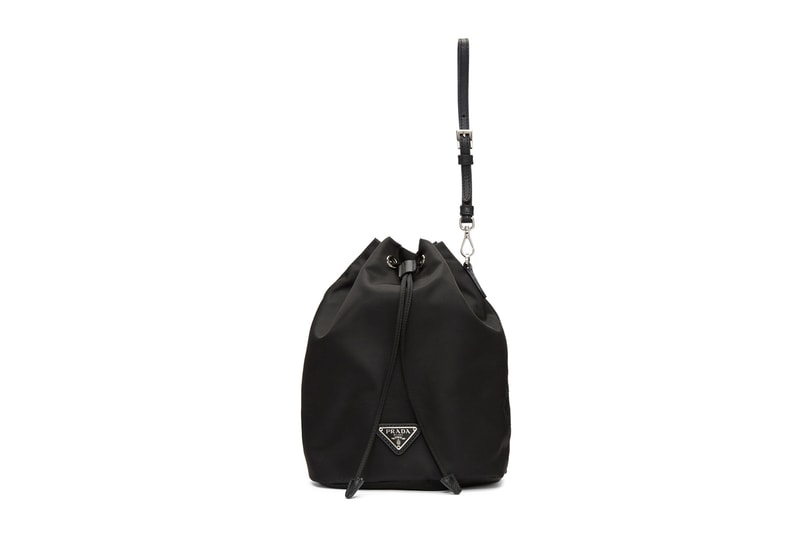 Prada Black Bucket Bag Pouch
