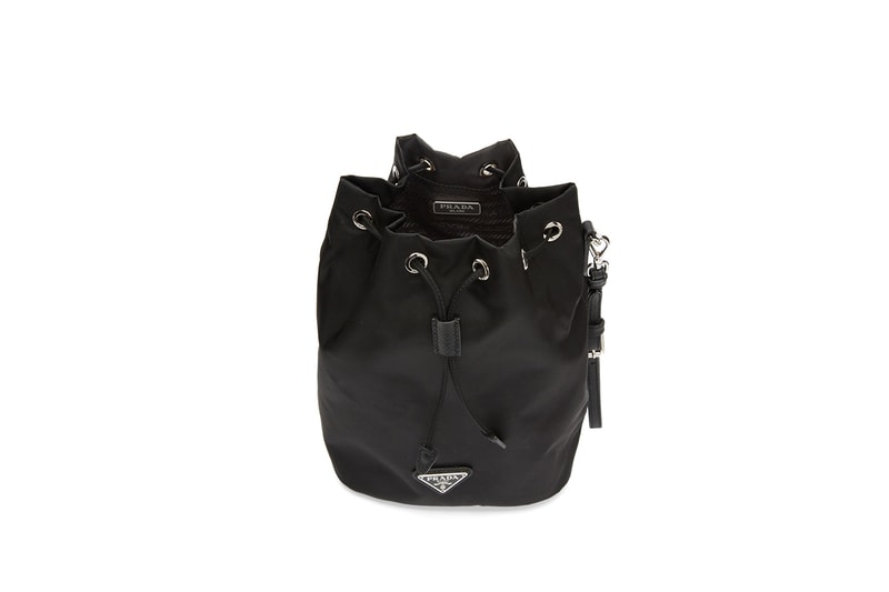 Prada Black Bucket Bag Pouch