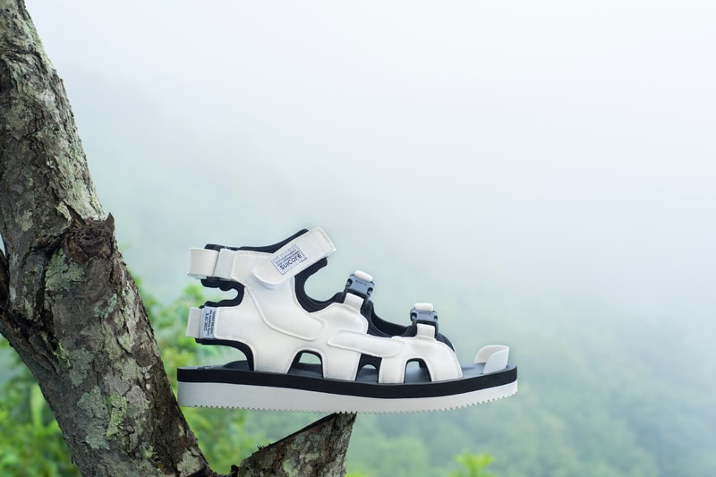 SUICOKE Spring/Summer 2018 Collection Red Blue Beige White Sneakers Slippers
