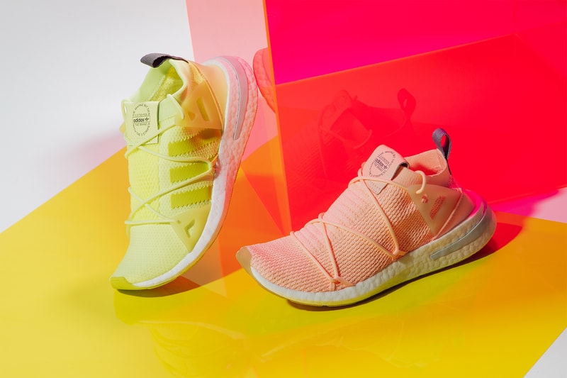 adidas originals arkyn closer look clear orange solar yellow primeknit