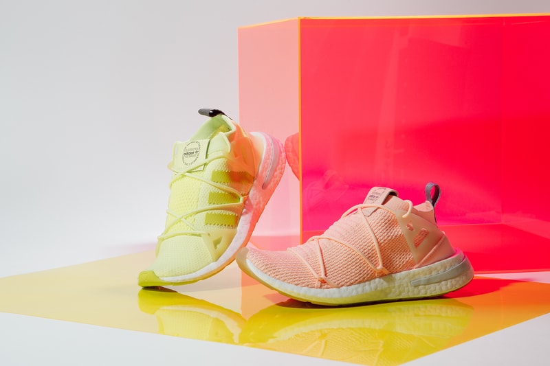 adidas originals arkyn closer look clear orange solar yellow primeknit