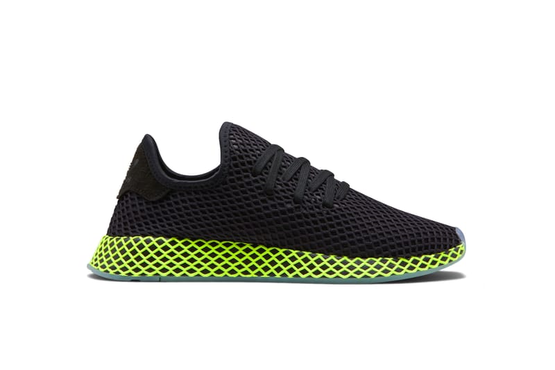 adidas deerupt black and green