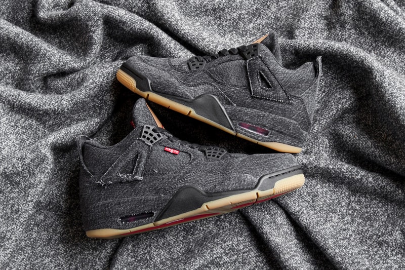 Nike Air Jordan 4 Levi's Denim Black