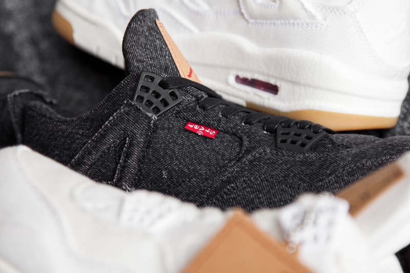Nike Air Jordan 4 Levi's Denim Black