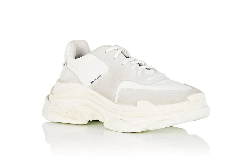 Balenciaga Triple S Sneaker Half Half Colorway Chunky Dad Shoe Demna Gvasalia
