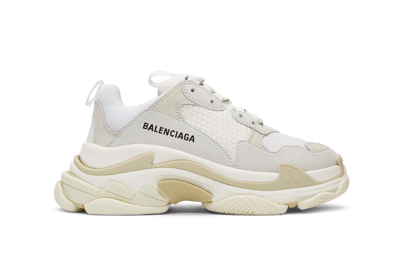 Balenciaga Triple-S White/Pink/Yellow Restock Chunky Sneakers New Model