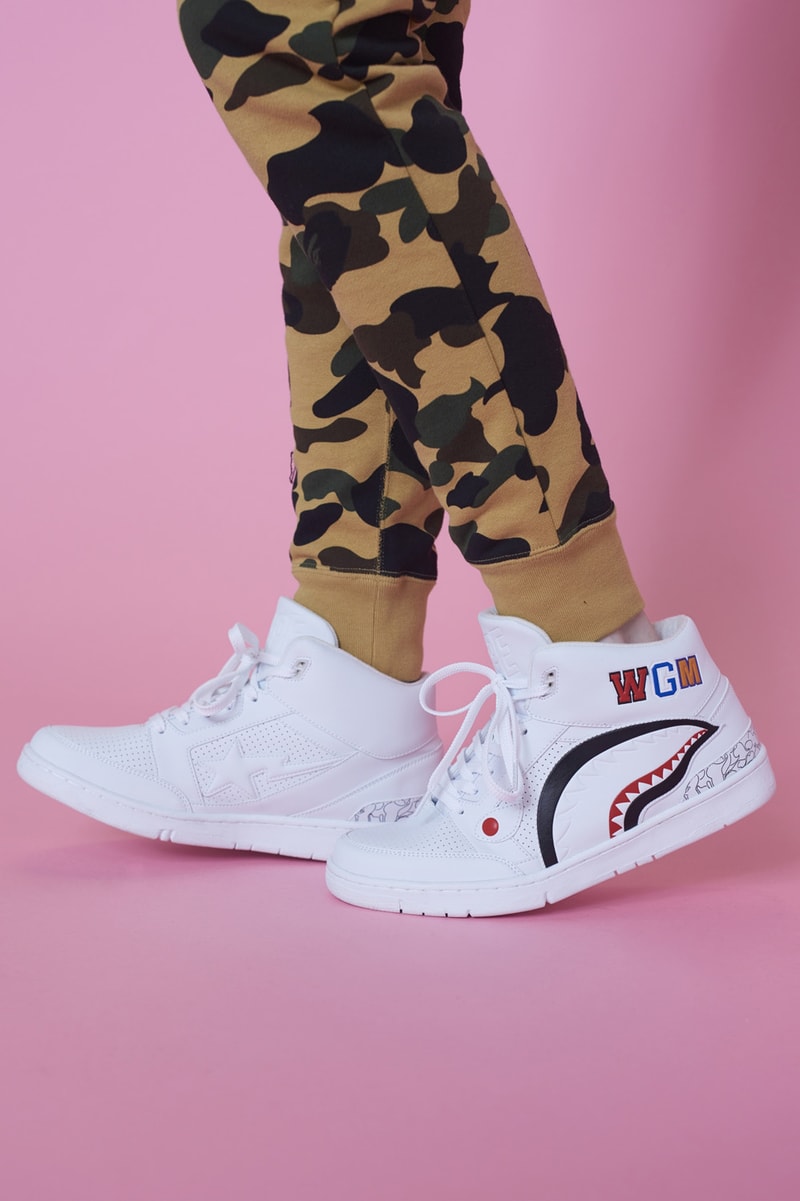 BAPE Fall/Winter 2018 Streetwear Lookbook Sneakers BAPE STA Hoodie Print A Bathing Ape