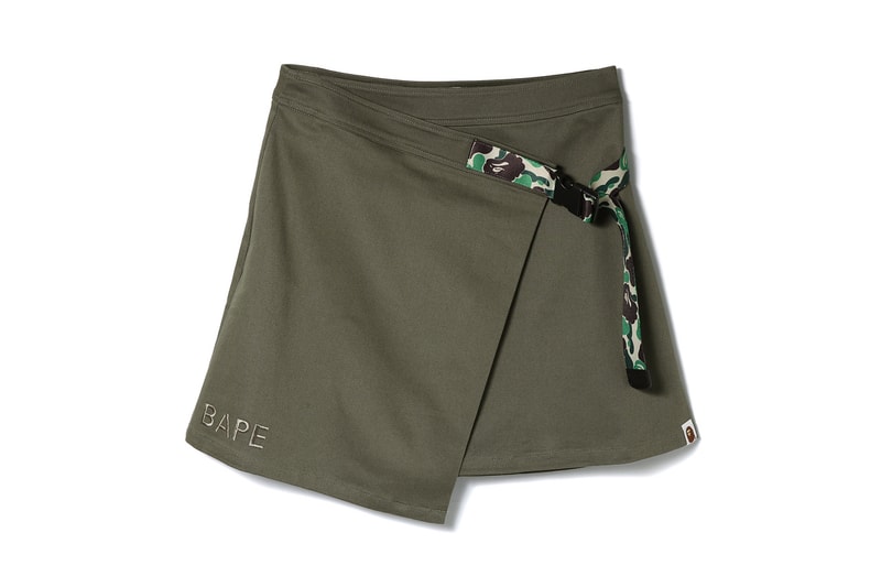 bape spring summer ss18 collection a bathing ape abc camo flatform sandals skirts