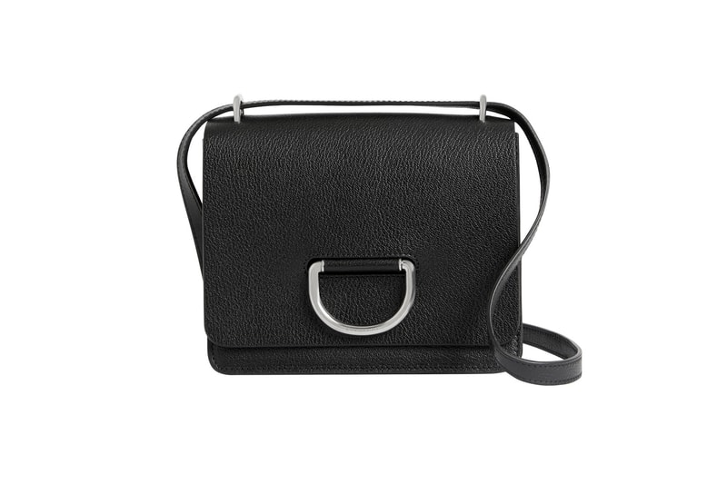 Burberry D-Ring Bag Check Print Black