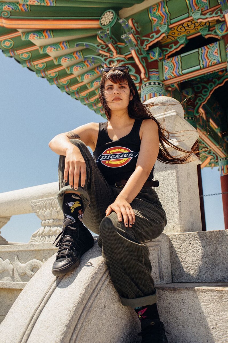 Depop x Dickies Girls Capsule Collection Lookbook OG Logo Tank Black