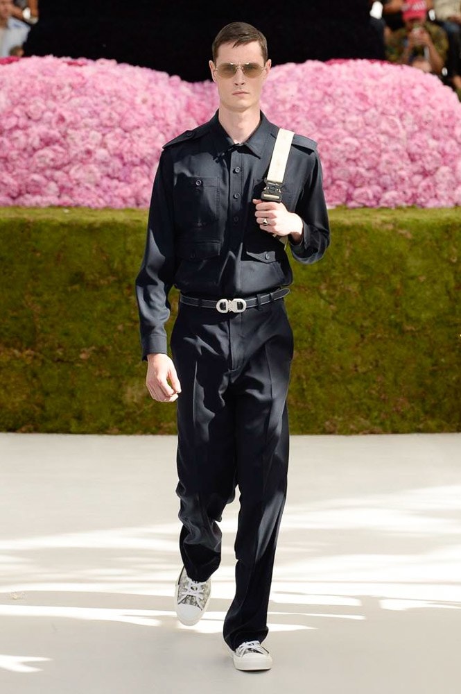Dior Homme Spring Summer 2019 Runway Show Paris Fashion Week Men's Kim Jones Yoon Ahn Kaws Matthew Williams Alyx