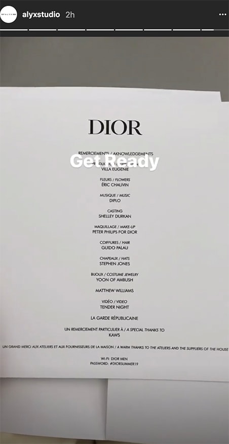 Dior Homme Spring Summer Runway Show Kim Jones Paris Fashion Week Men's Yoon Ahn