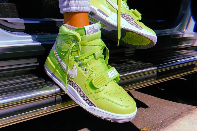 First Look Just Don x Jordan Legacy 312 Ghost Green Basketball Kid Cudi