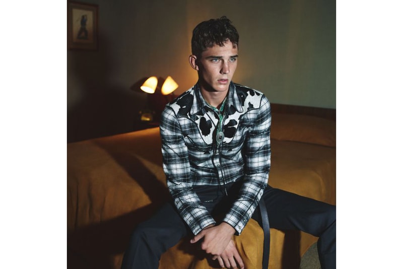 DSquared 2 Fall/Winter 2018 Campaign Plaid Shirt Blue White