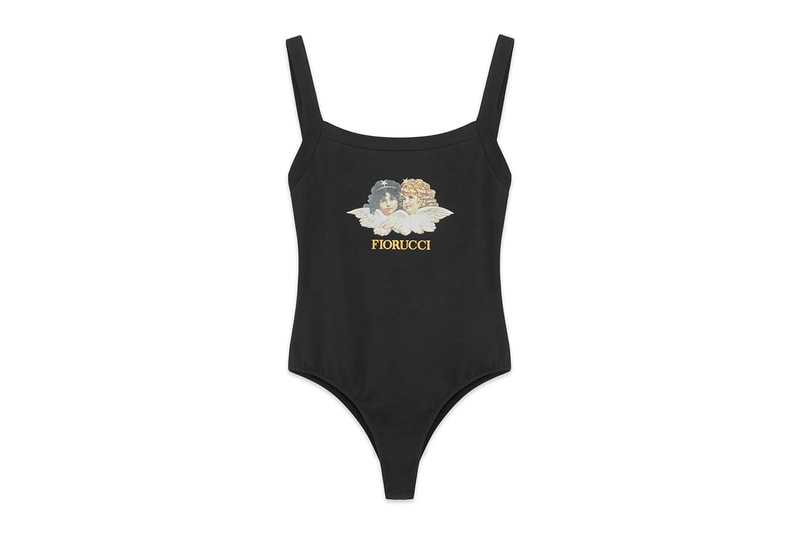 Fiorucci Retro Angel Bodysuit Pink Pastel Blue Black